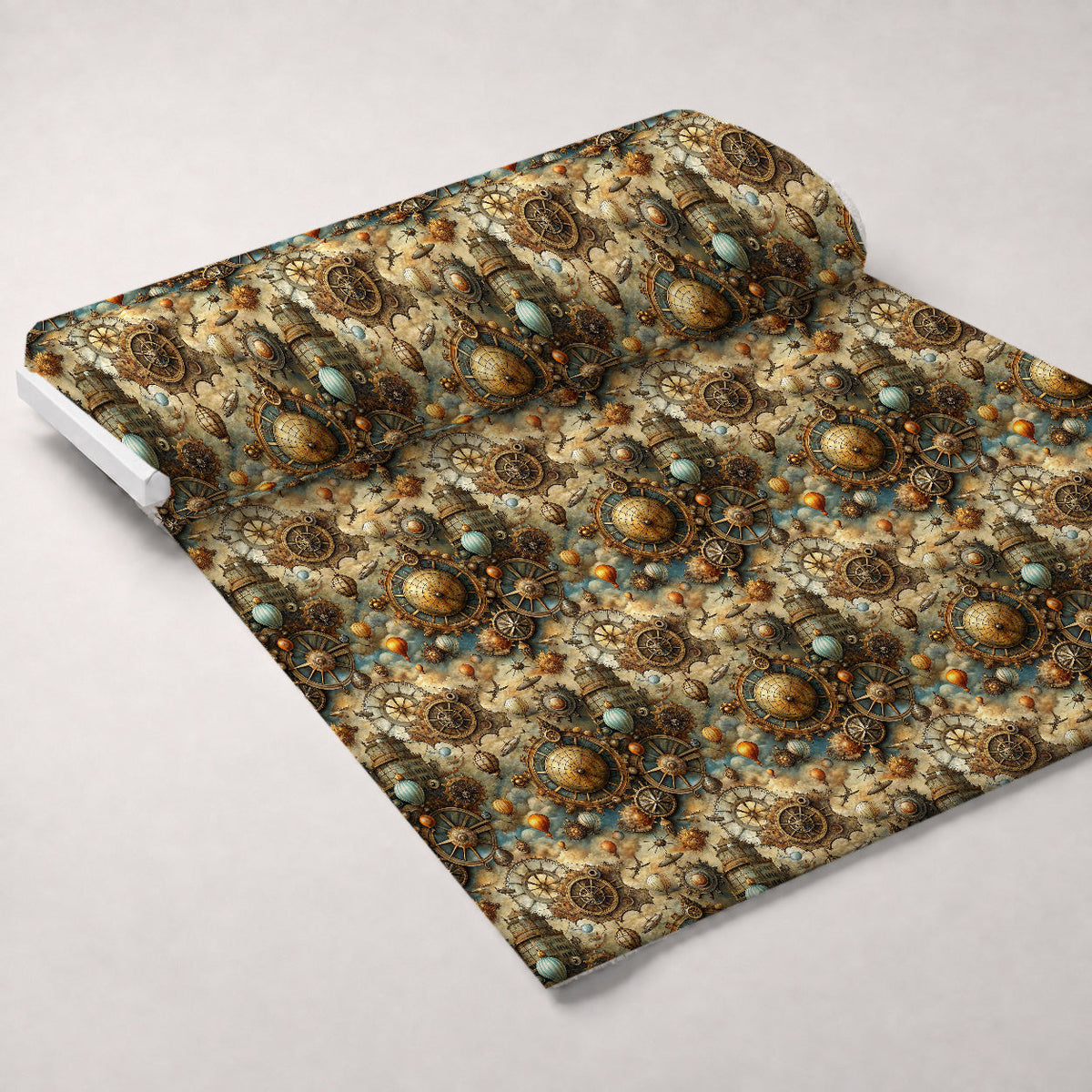 Brass Atlas Pattern 9 Minky Fabric