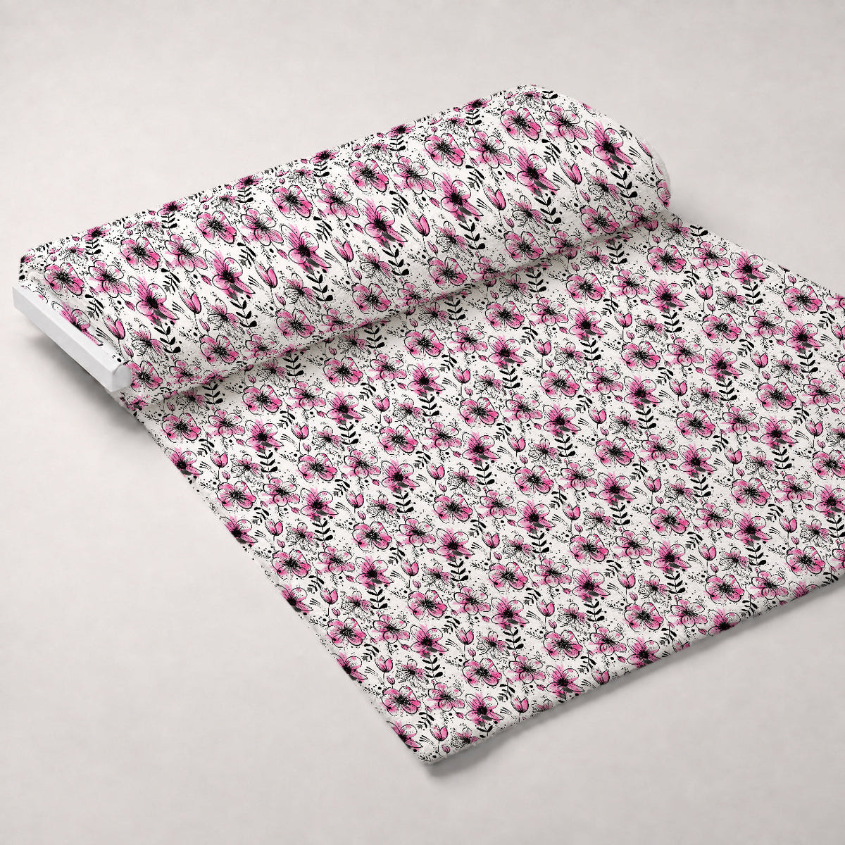 Brushstroke Blooms Pattern 11 Minky Fabric