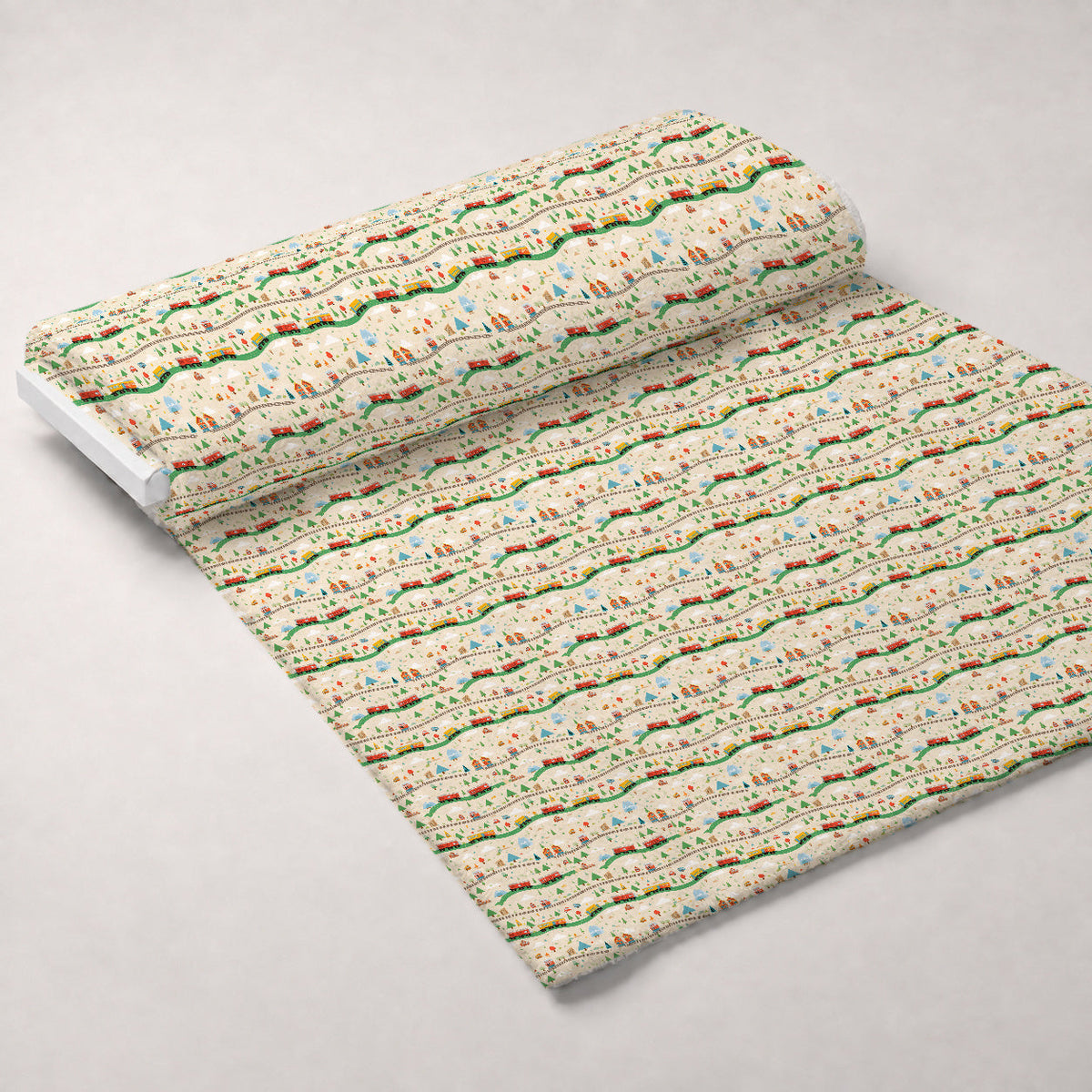 Choo Choo Village Pattern 24 Minky Fabric