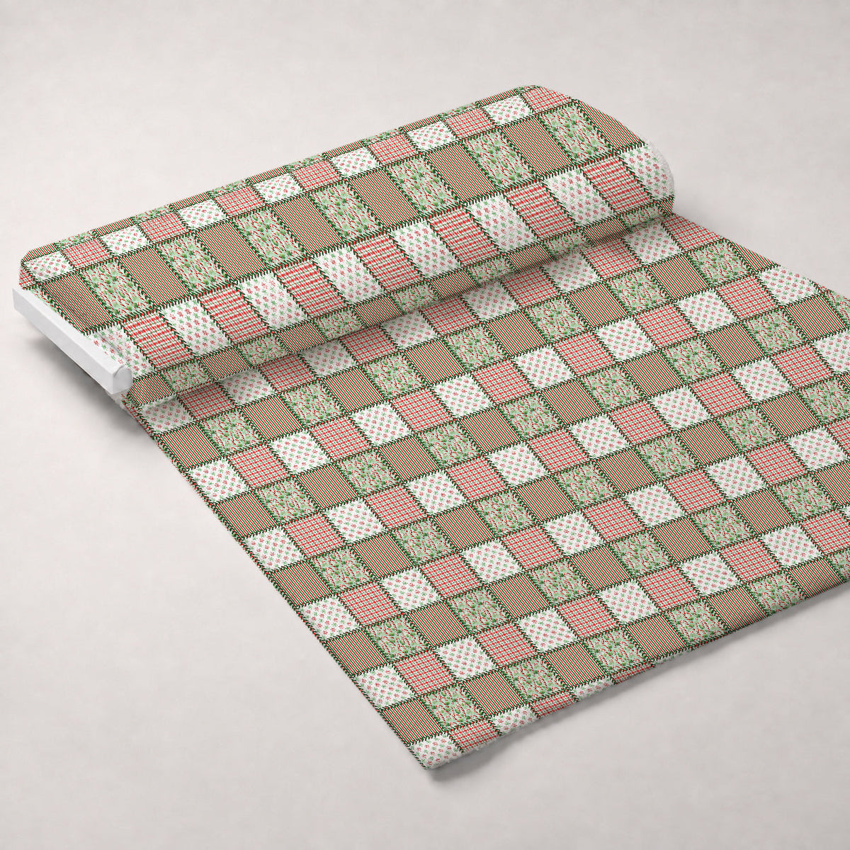 Christmas Patches Pattern 1 Minky Fabric