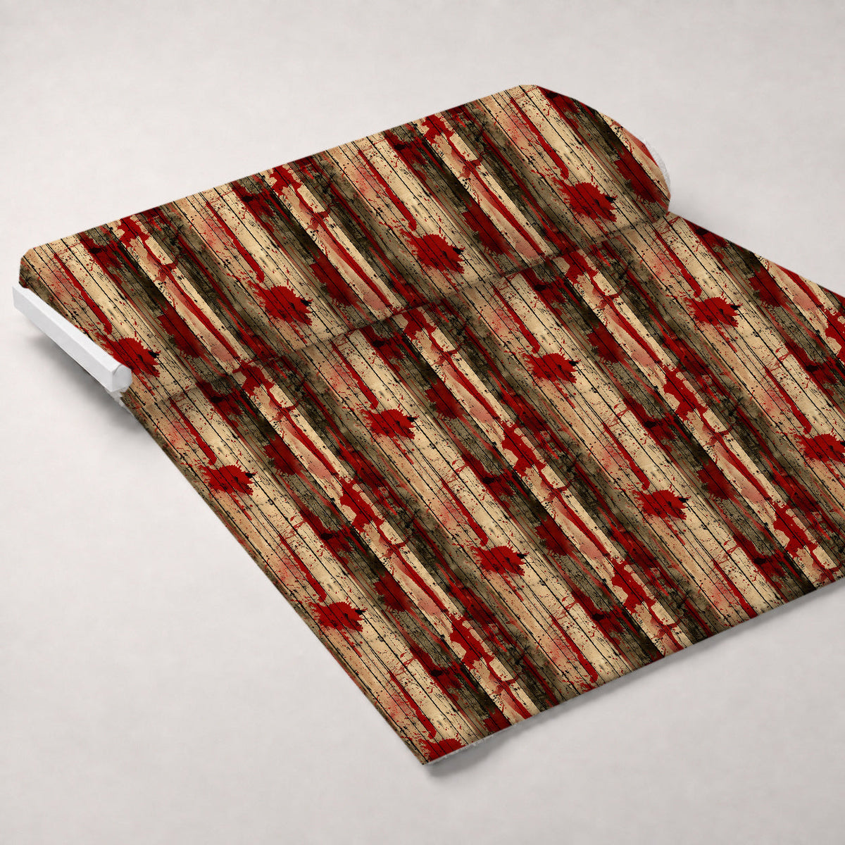 Crimson Splatter Pattern 13 Minky Fabric