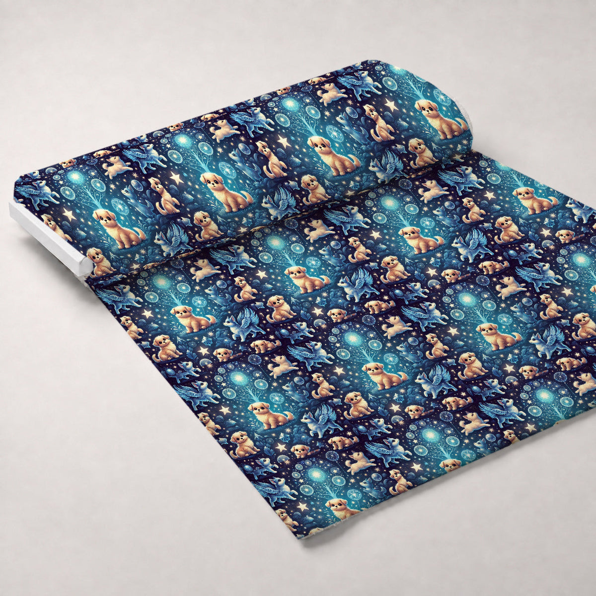 Cubist Canines Pattern 21 Minky Fabric