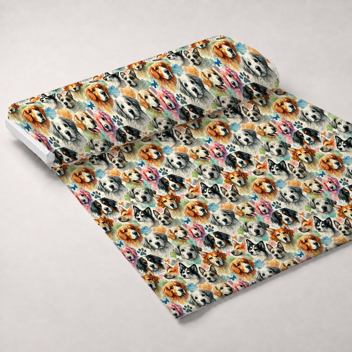 Cubist Canines Pattern 27 Minky Fabric