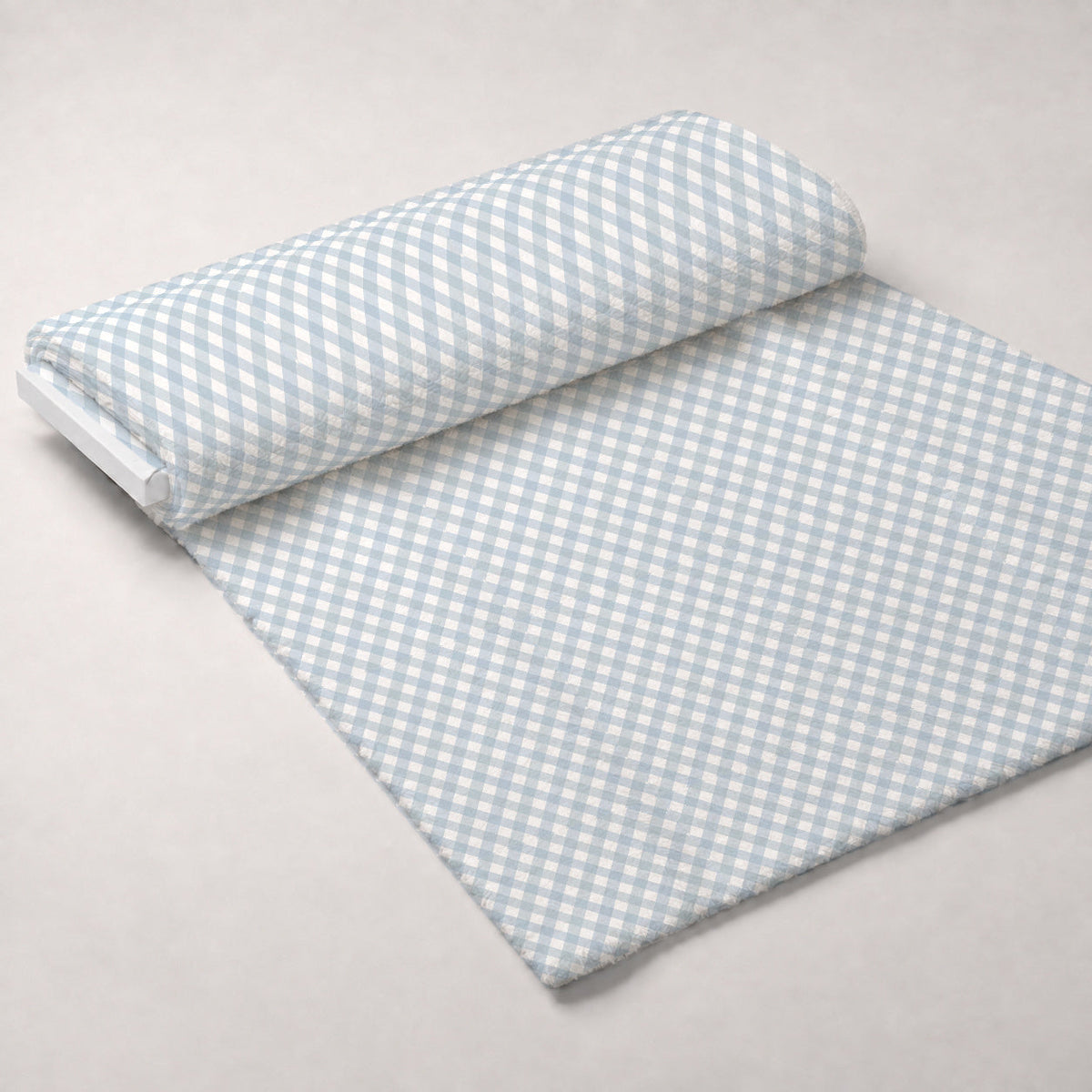 Diagonal Gingham Spindle Minky Fabric