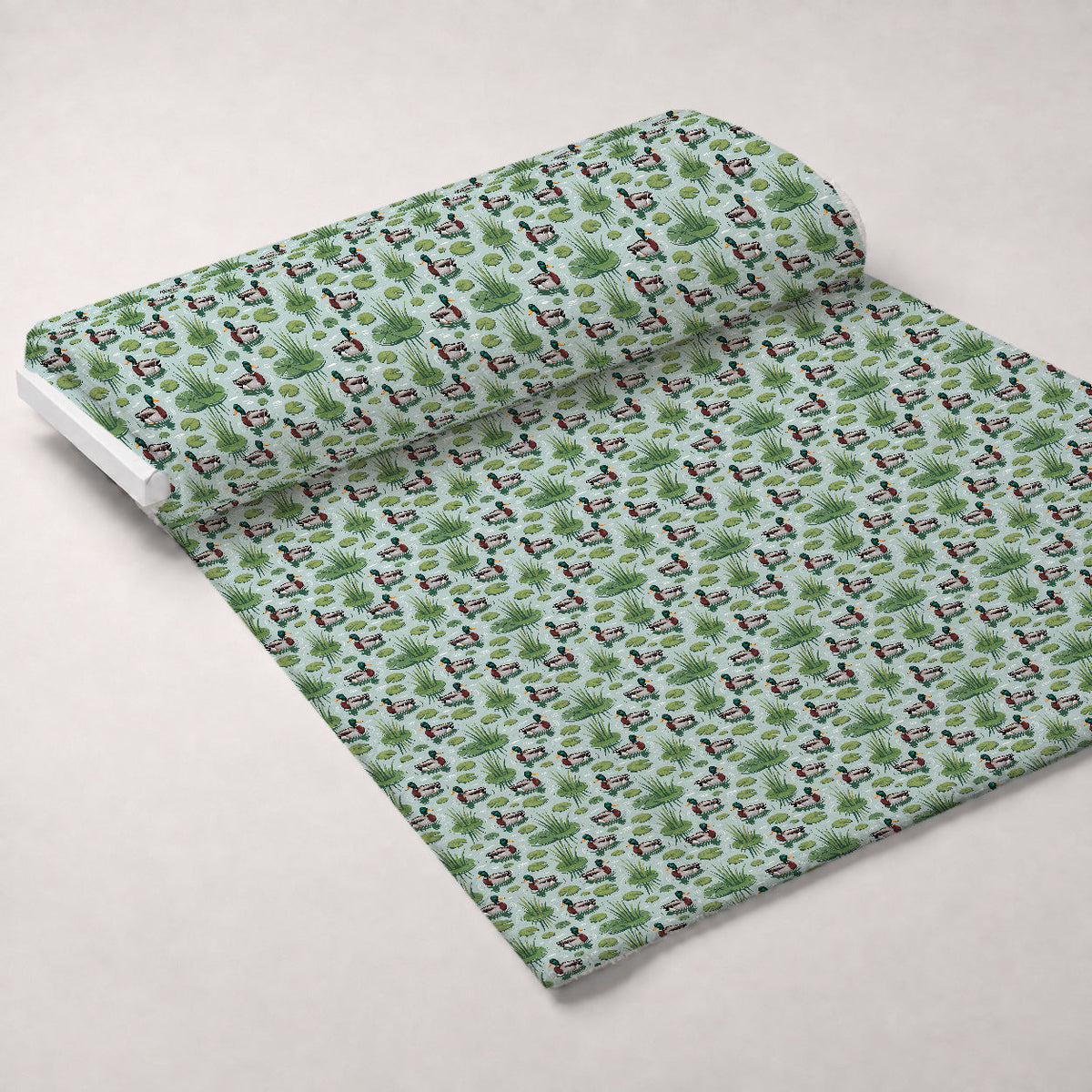Drakes and Lilies Pattern 4 Minky Fabric