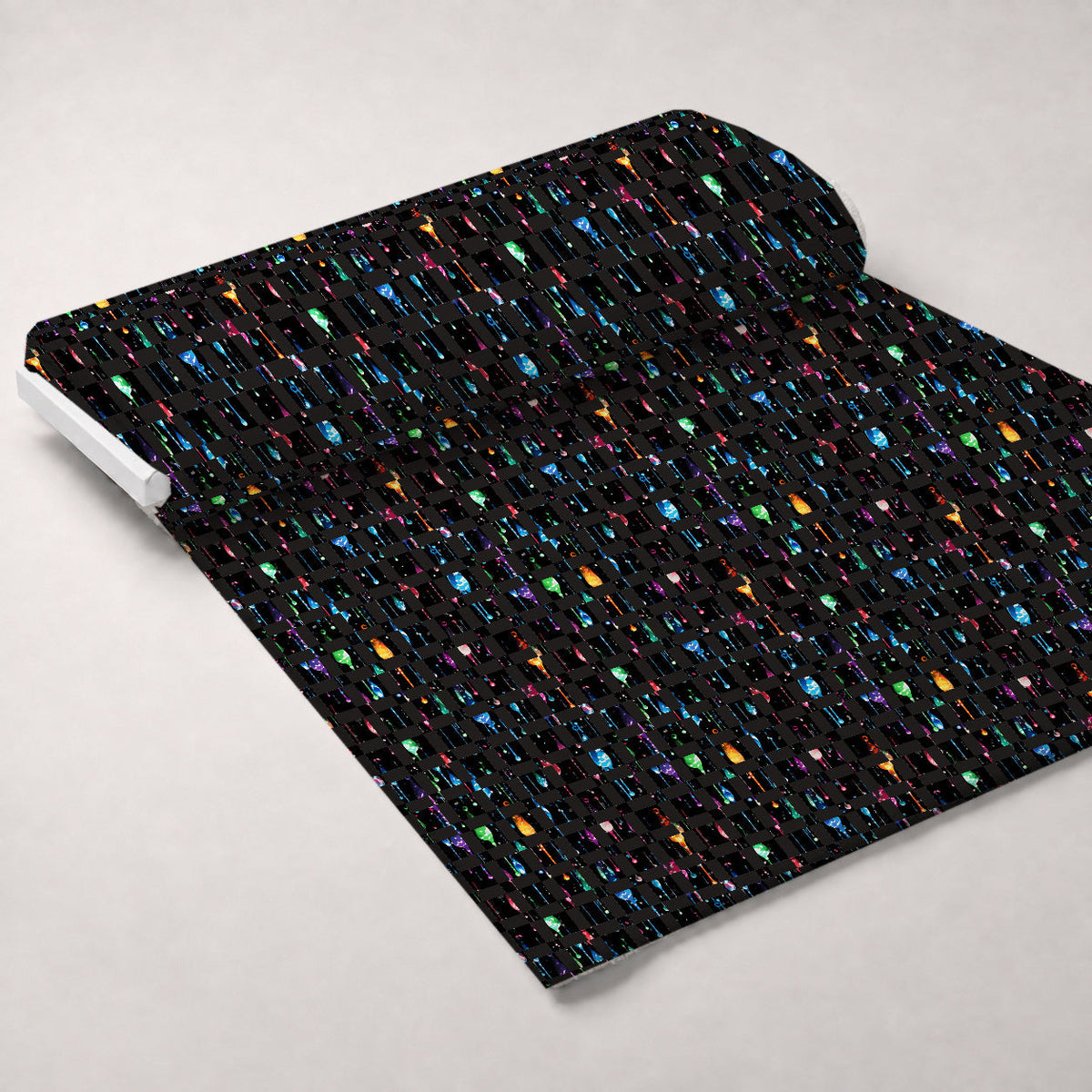 Dripping Rainbow Liquid Pattern 17 Minky Fabric