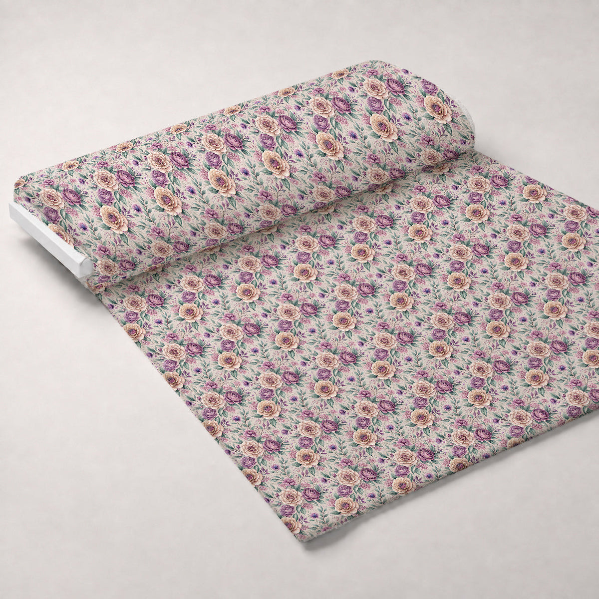 Dusty Rose Garden Pattern 10 Minky Fabric