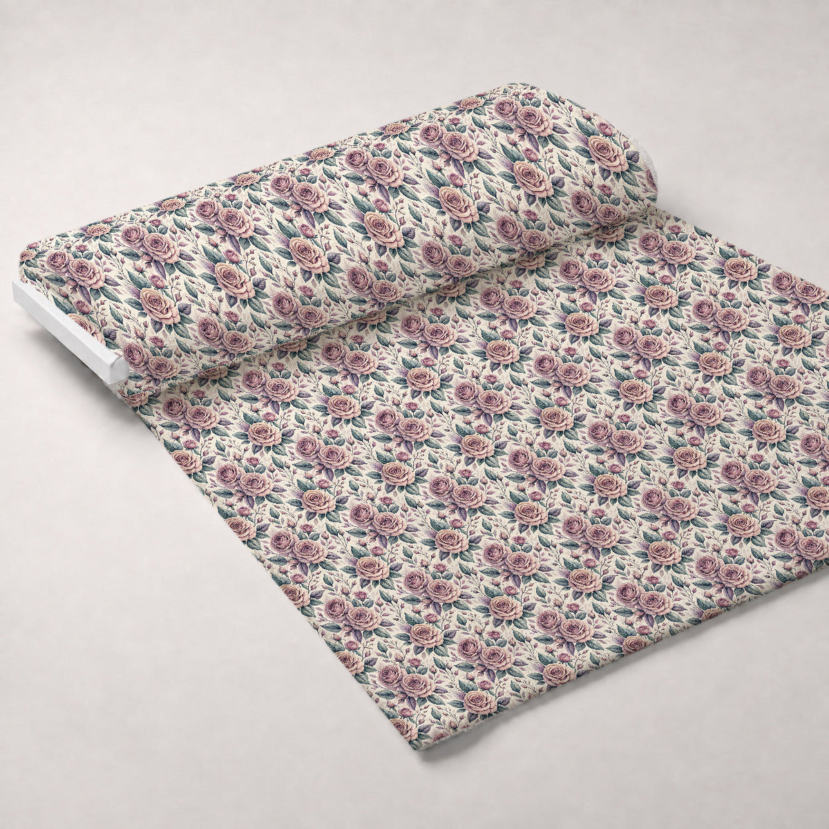 Dusty Rose Garden Pattern 14 Minky Fabric