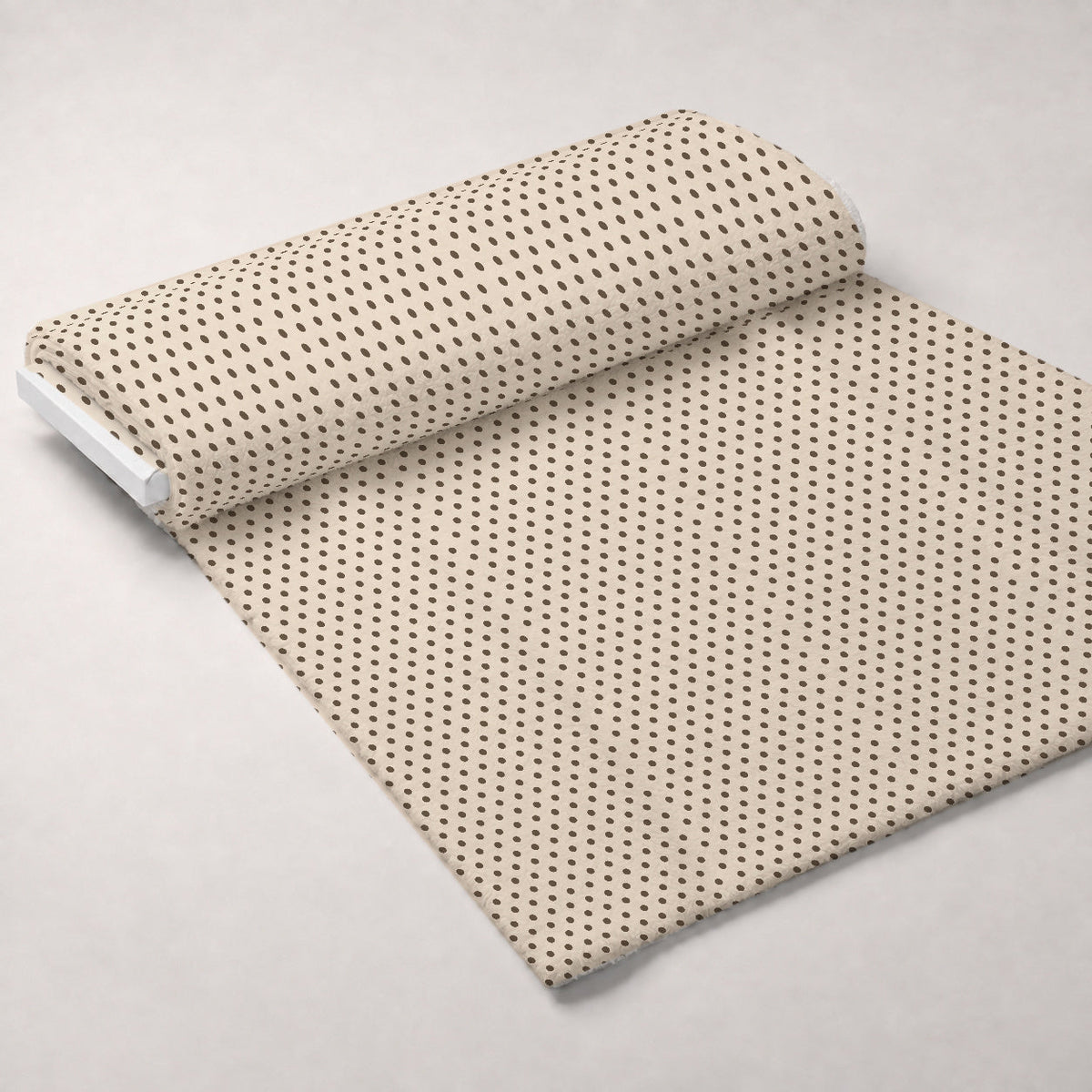 Espresso Lettering Pattern 2 Minky Fabric