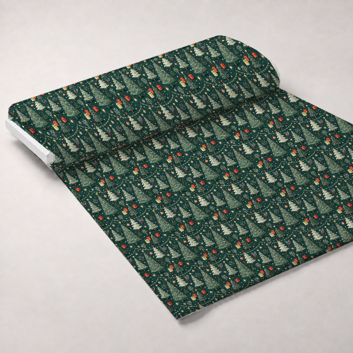 Evergreen Glow Pattern 2 Minky Fabric