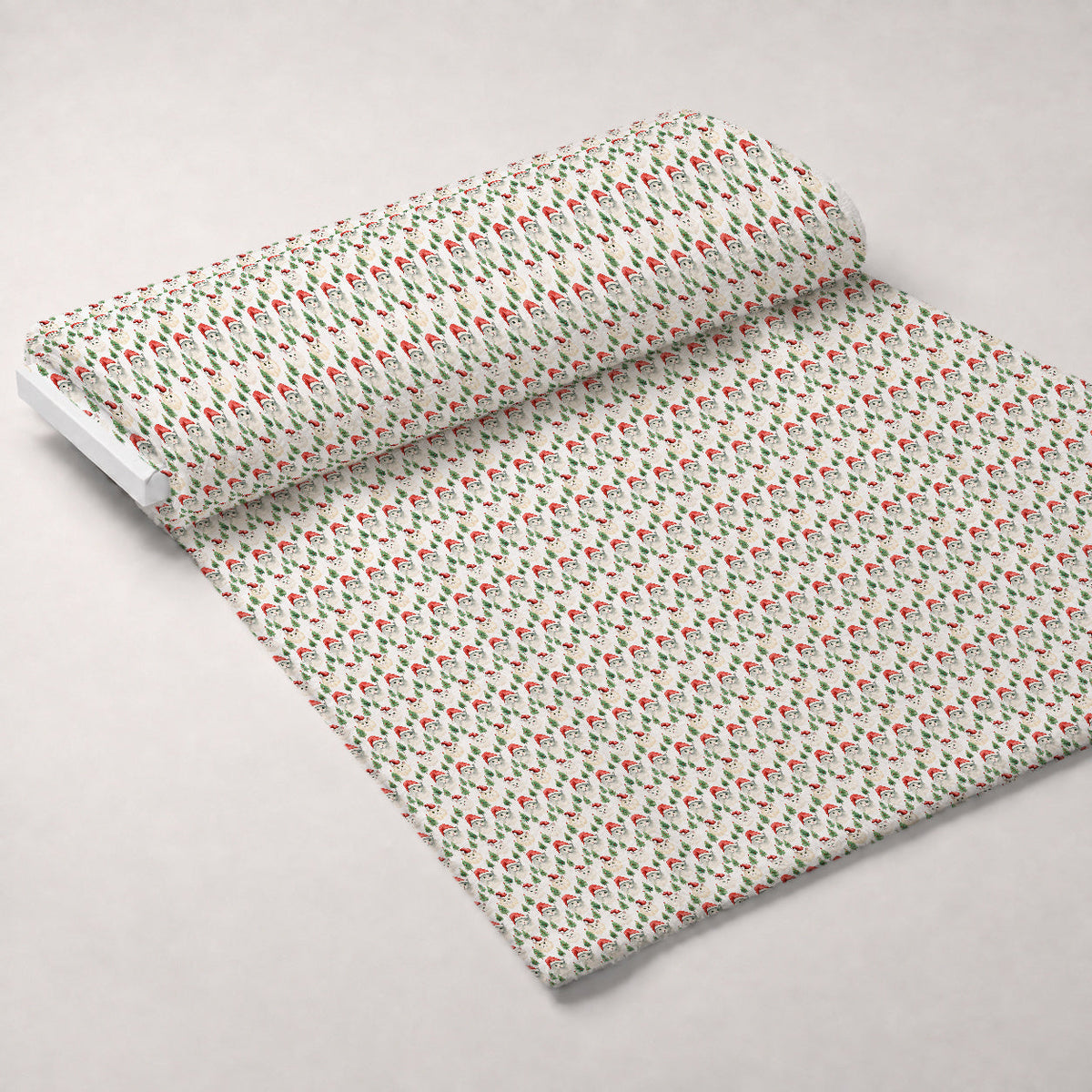 Festive Felines Pattern 2 Minky Fabric