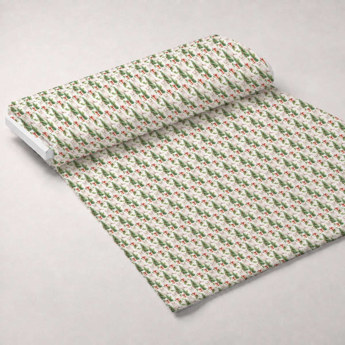 Festive Felines Pattern 4 Minky Fabric