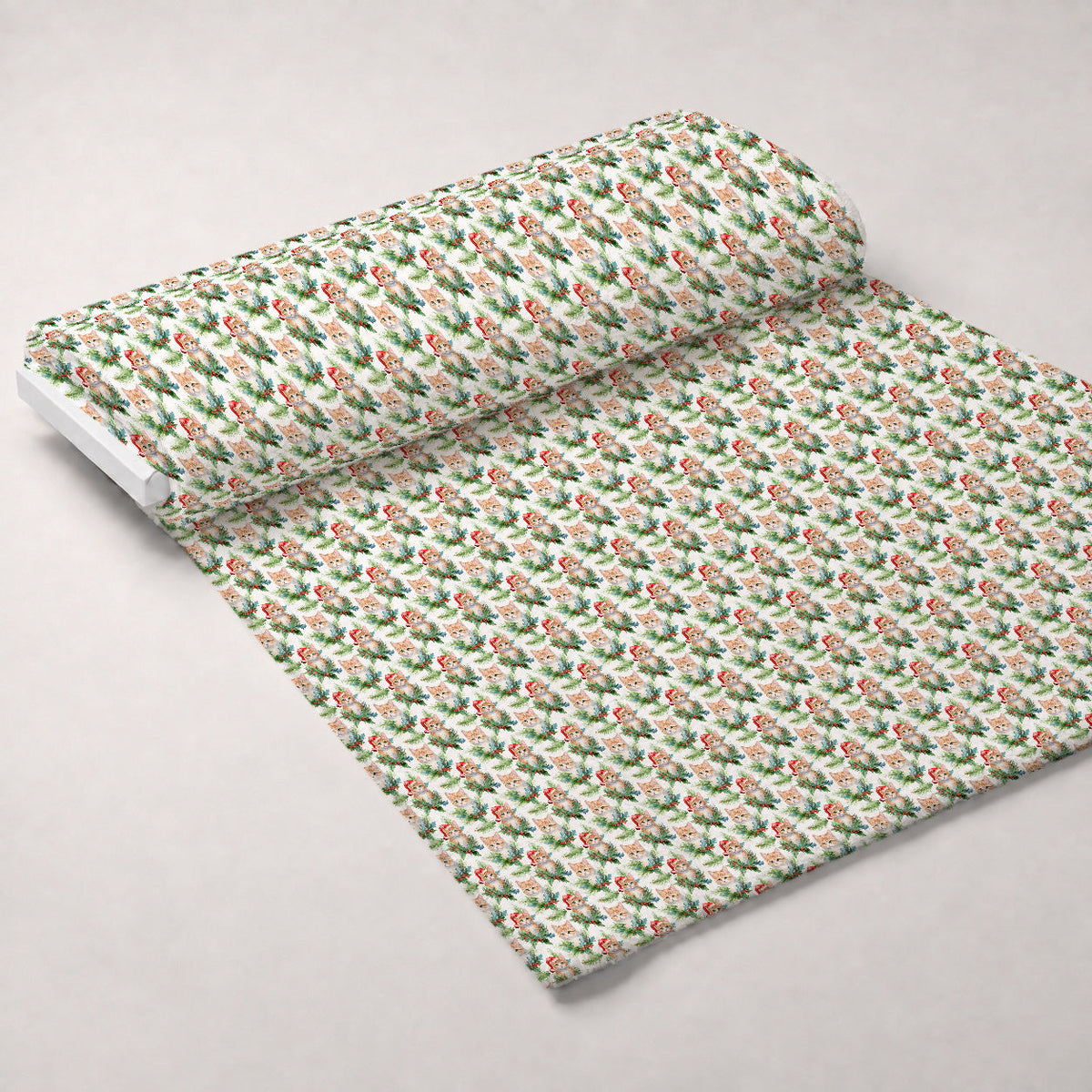 Festive Felines Pattern 8 Minky Fabric