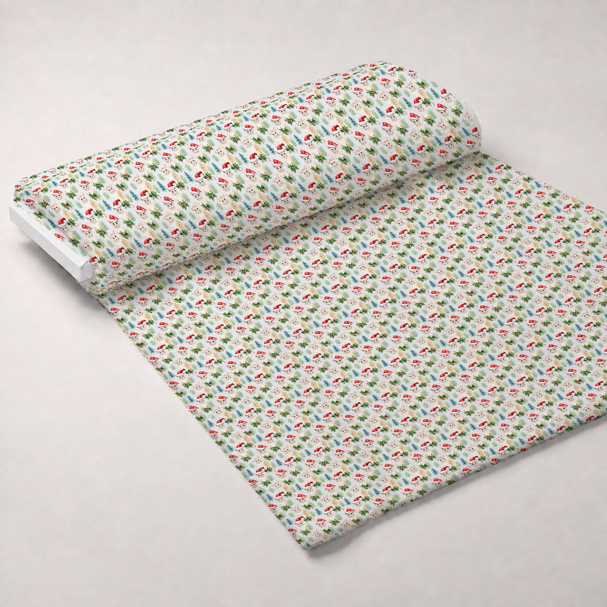 Festive Felines Pattern 9 Minky Fabric