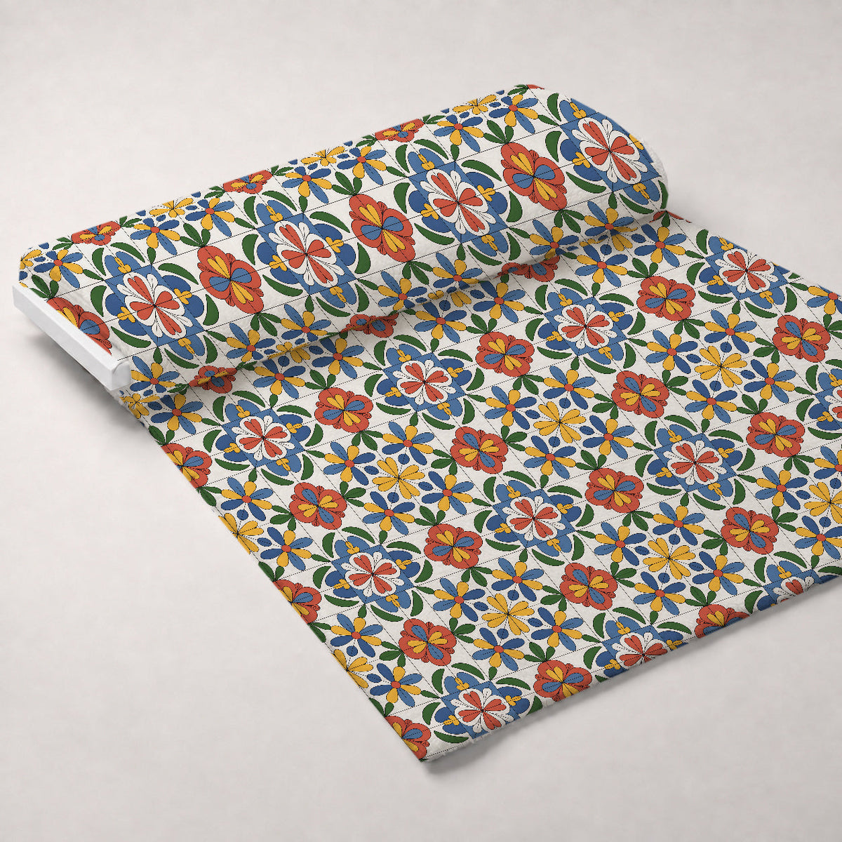 Fiesta Tiles Pattern 30 Minky Fabric