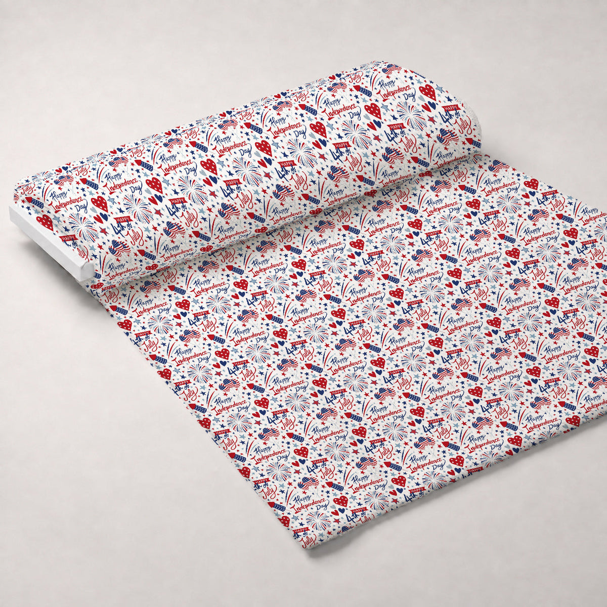 Firecracker Blooms Pattern 8 Minky Fabric