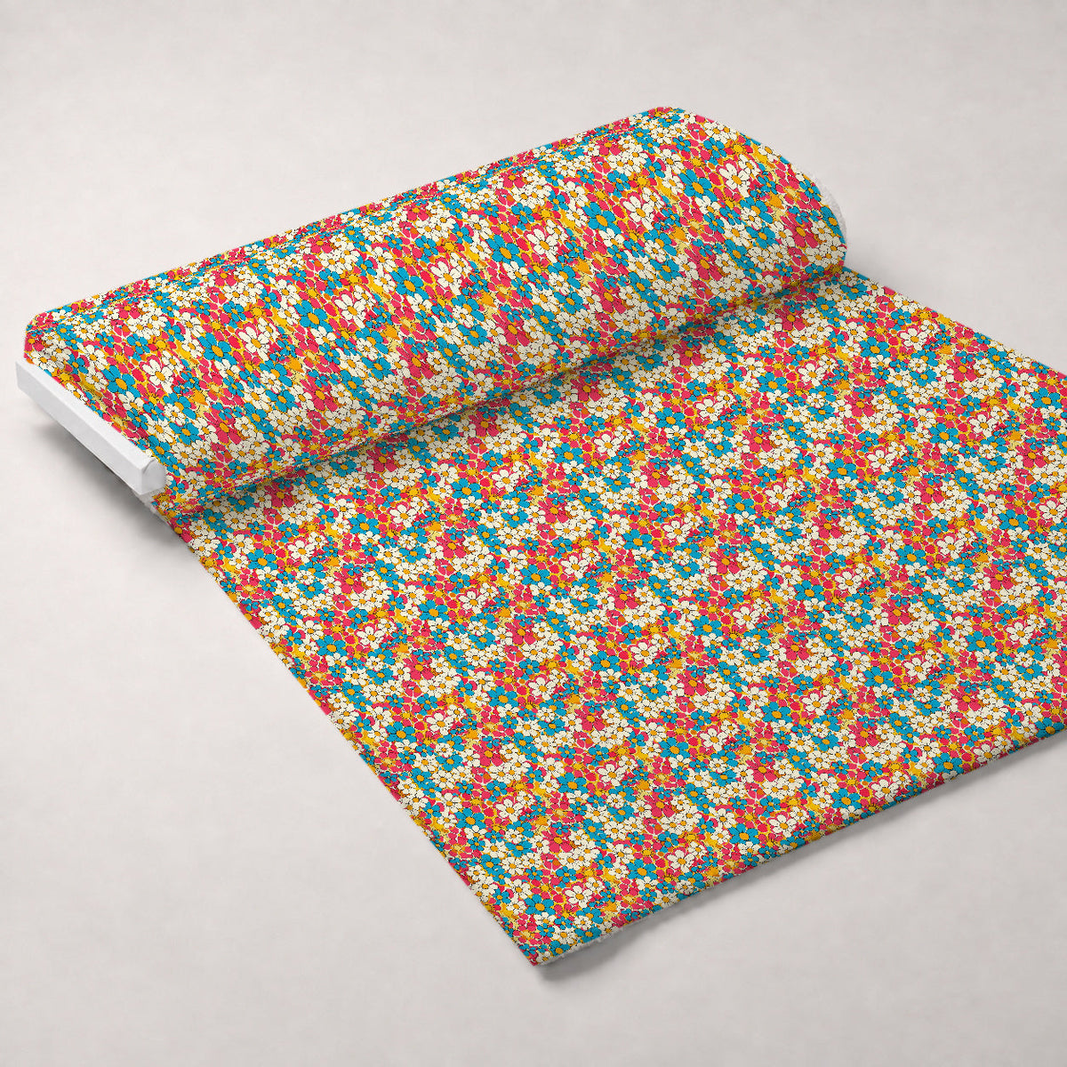 Flower Power Pattern 24 Minky Fabric