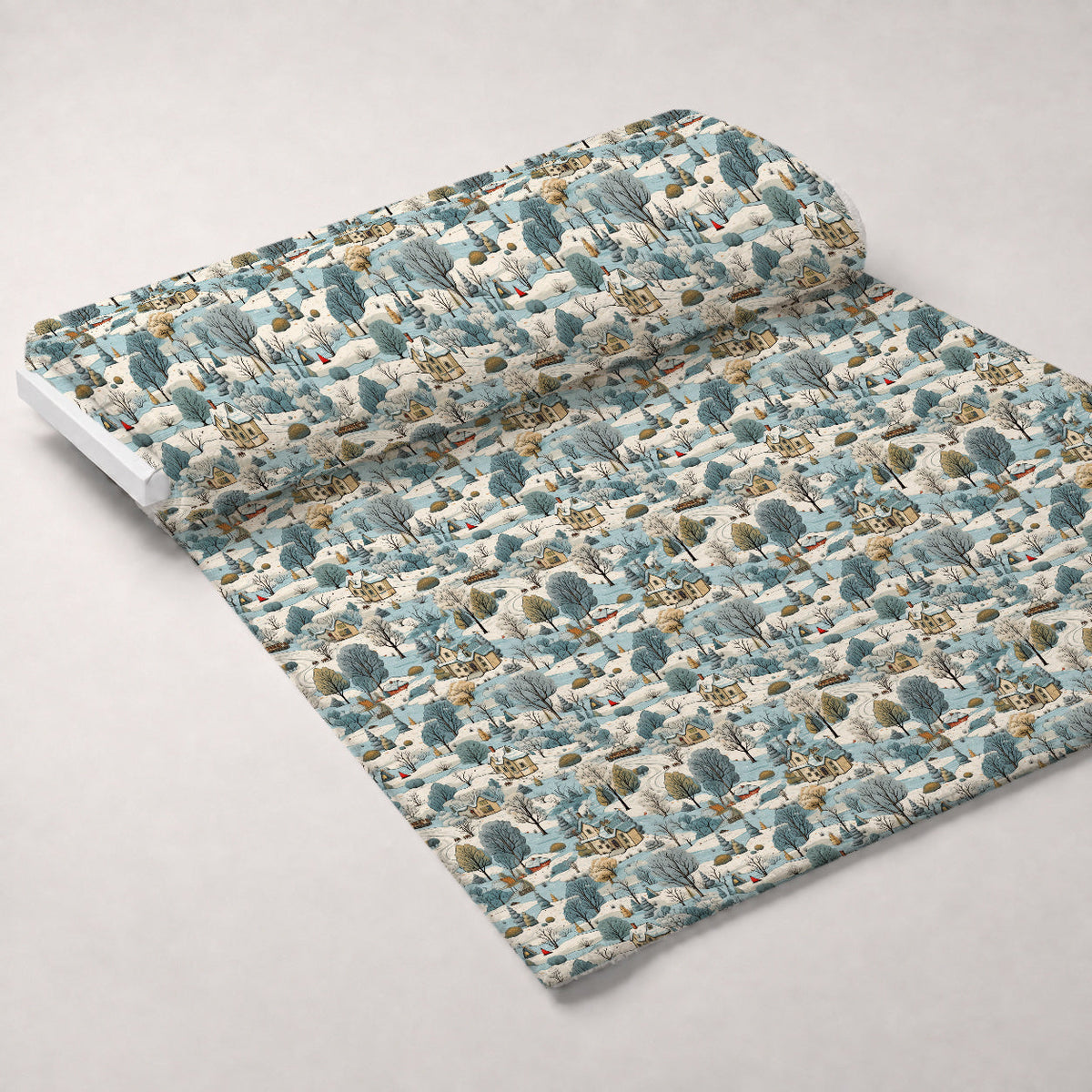 Frosted Pines Pattern 1 Minky Fabric