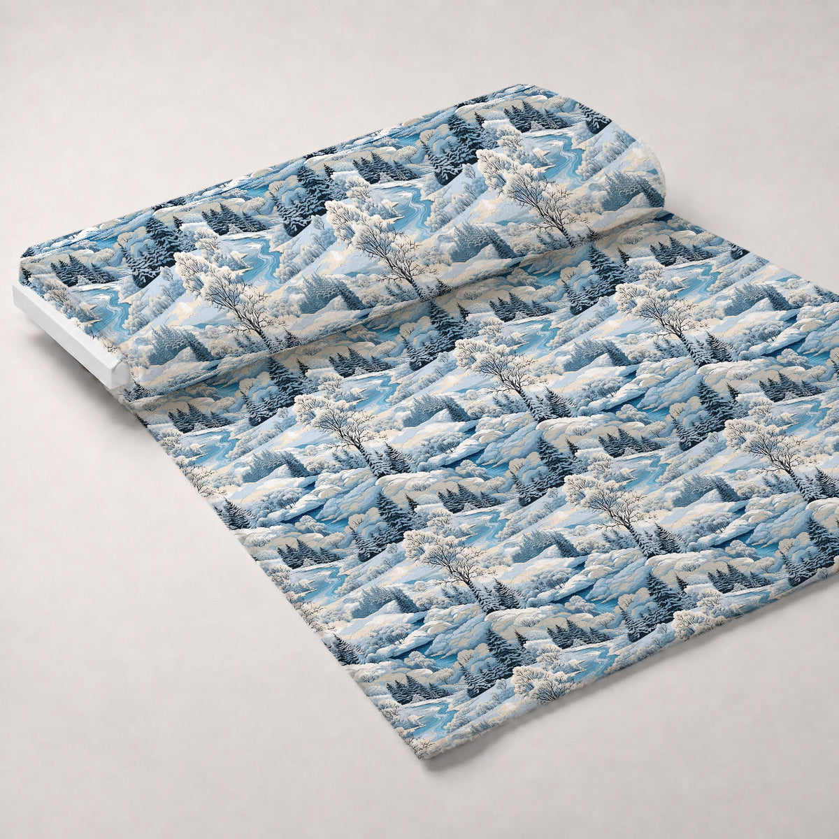 Frosted Pines Pattern 5 Minky Fabric