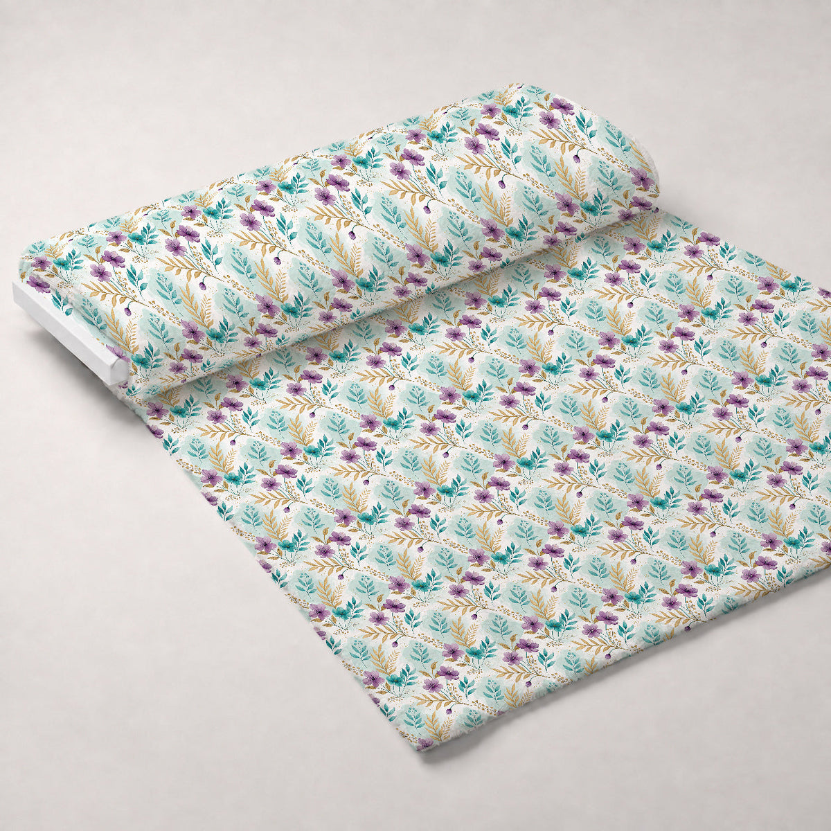 Gilded Fuchsia Garden Pattern 20 Minky Fabric