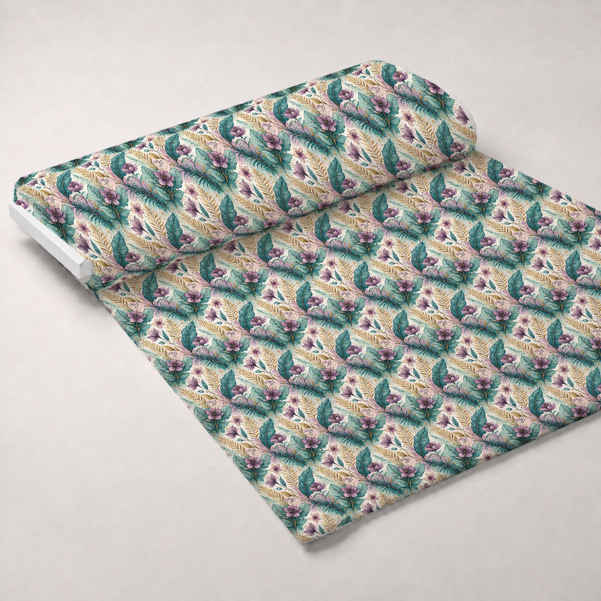 Gilded Fuchsia Garden Pattern 22 Minky Fabric
