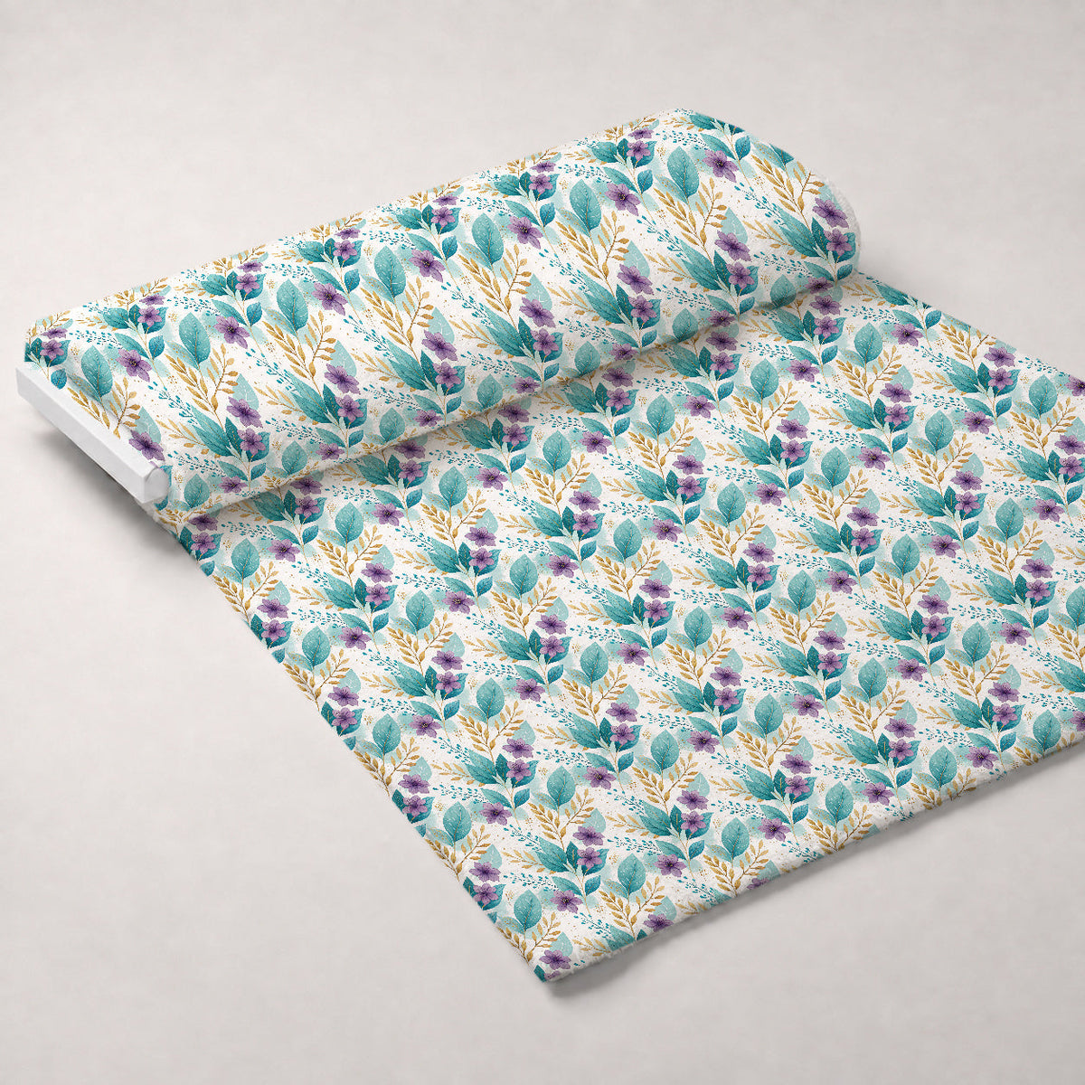 Gilded Fuchsia Garden Pattern 23 Minky Fabric