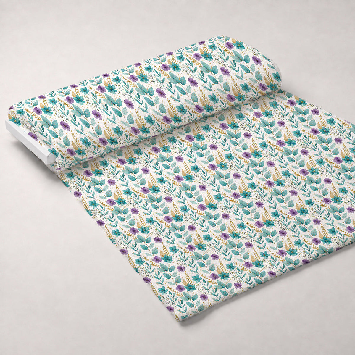 Gilded Fuchsia Garden Pattern 6 Minky Fabric