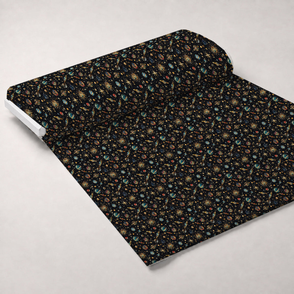 Gilded Galaxy Pattern 3 Minky Fabric