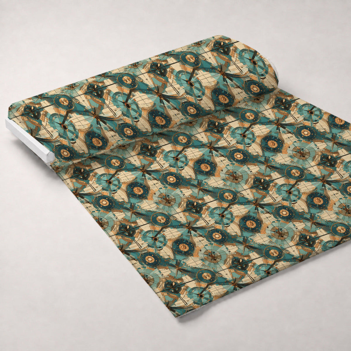 Gilded Gears Pattern 11 Minky Fabric