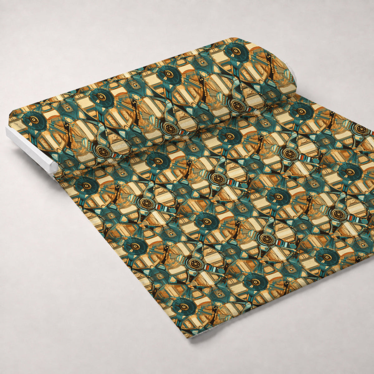 Gilded Gears Pattern 17 Minky Fabric