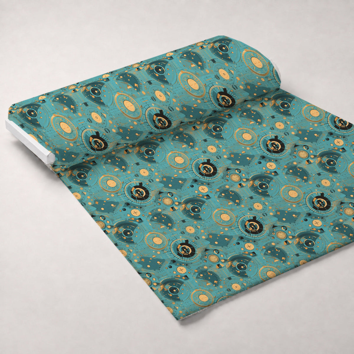 Gilded Gears Pattern 18 Minky Fabric
