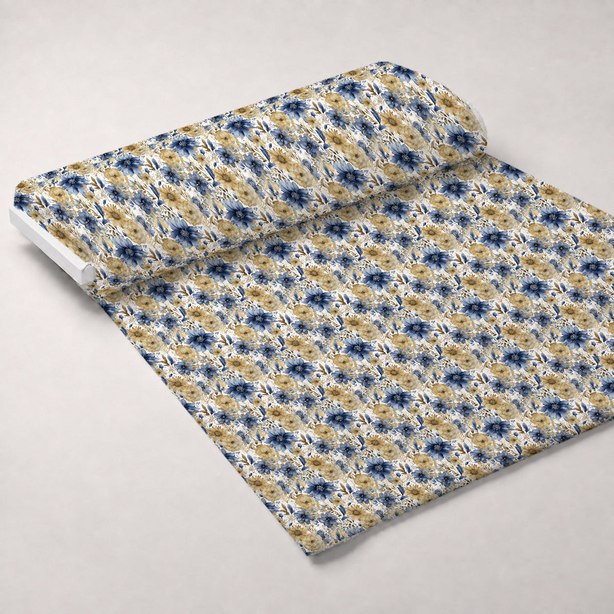 Gilded Indigo Pattern 6 Minky Fabric