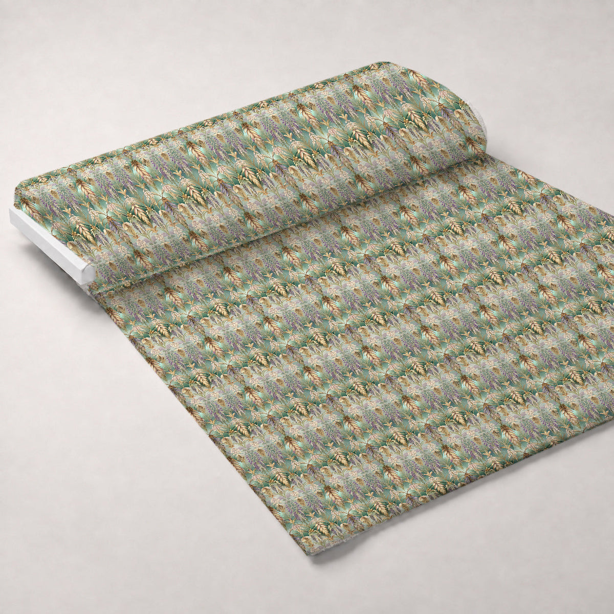 Gilded Jade Blooms Pattern 100 Minky Fabric