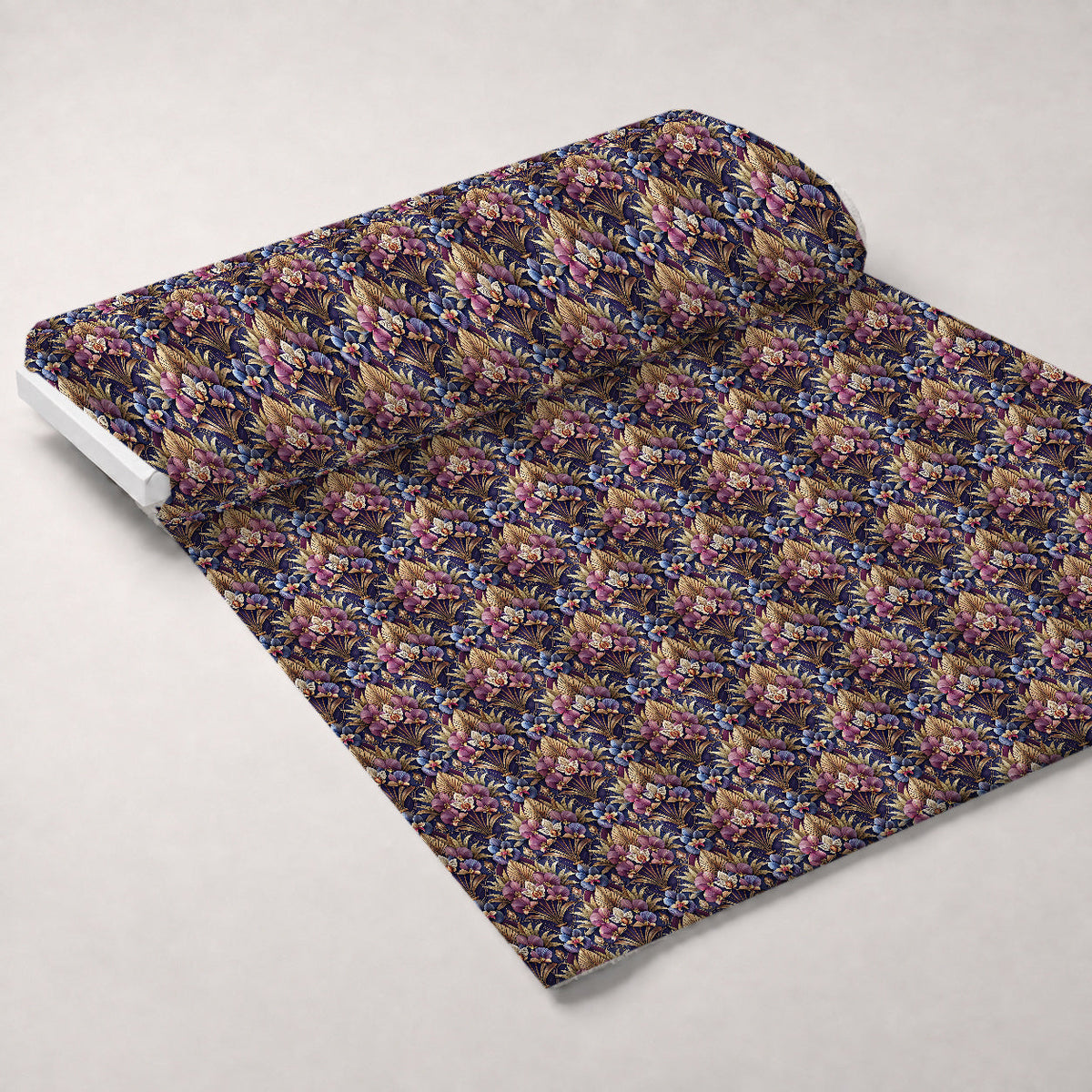 Gilded Jade Blooms Pattern 23 Minky Fabric