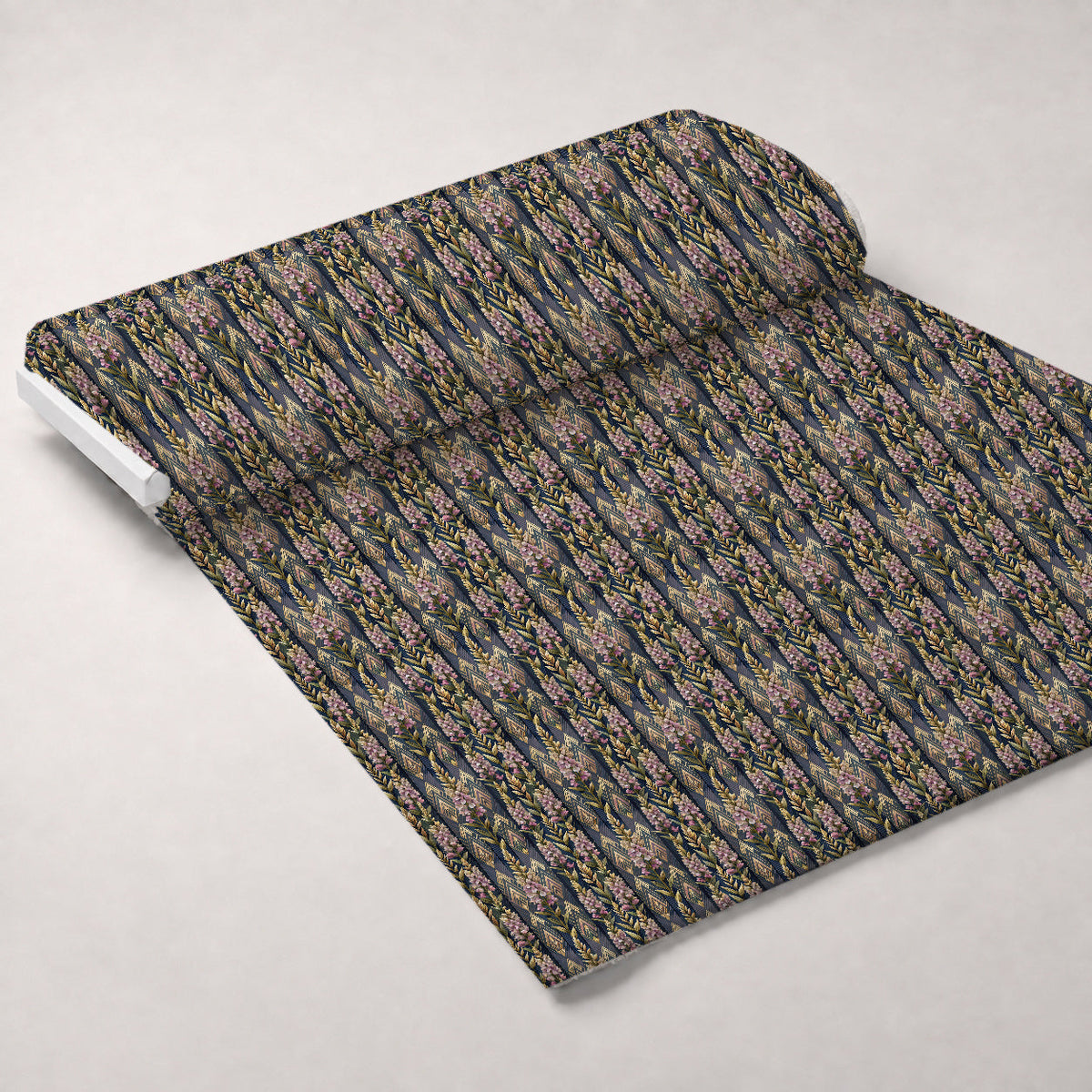 Gilded Jade Blooms Pattern 33 Minky Fabric