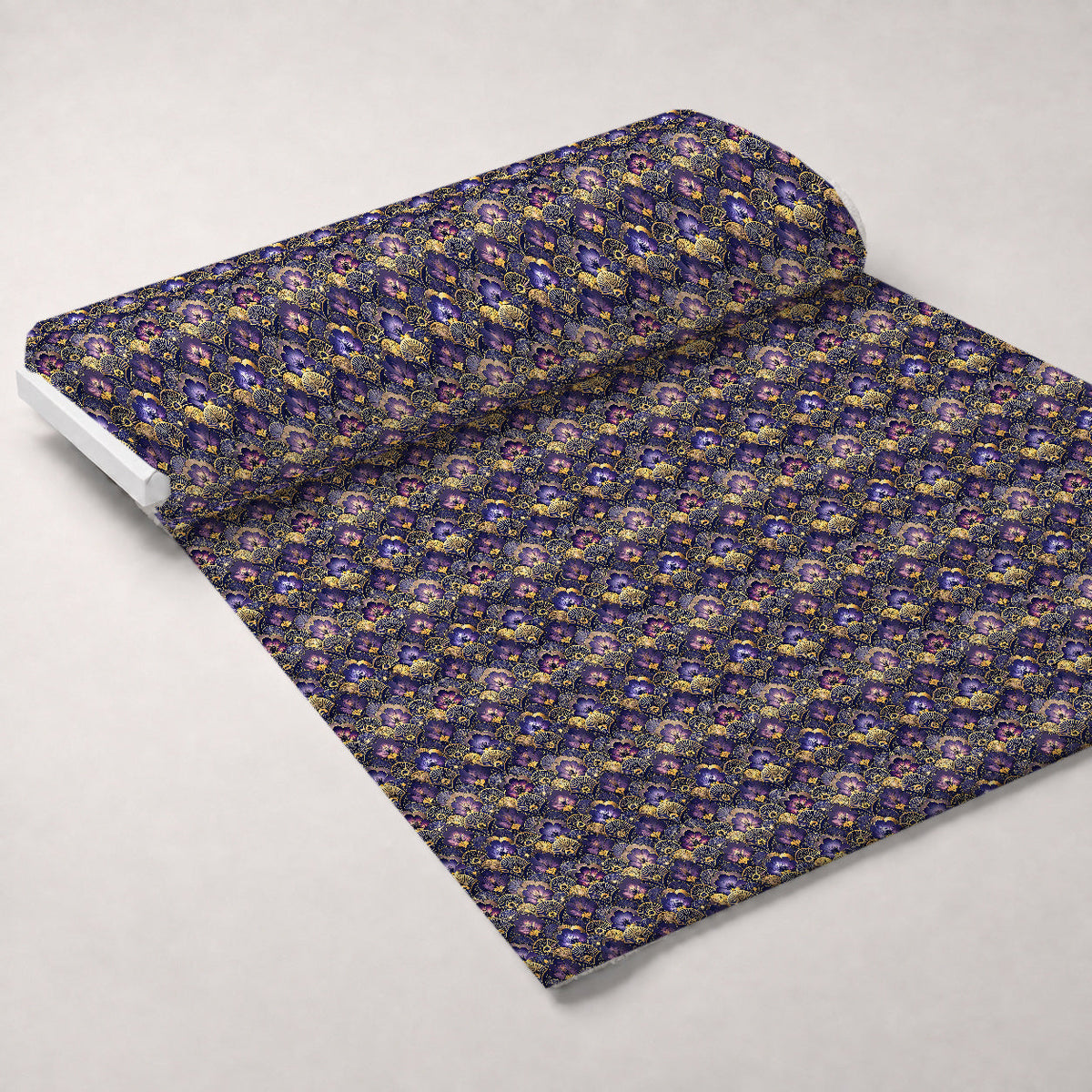 Gilded Jade Blooms Pattern 53 Minky Fabric