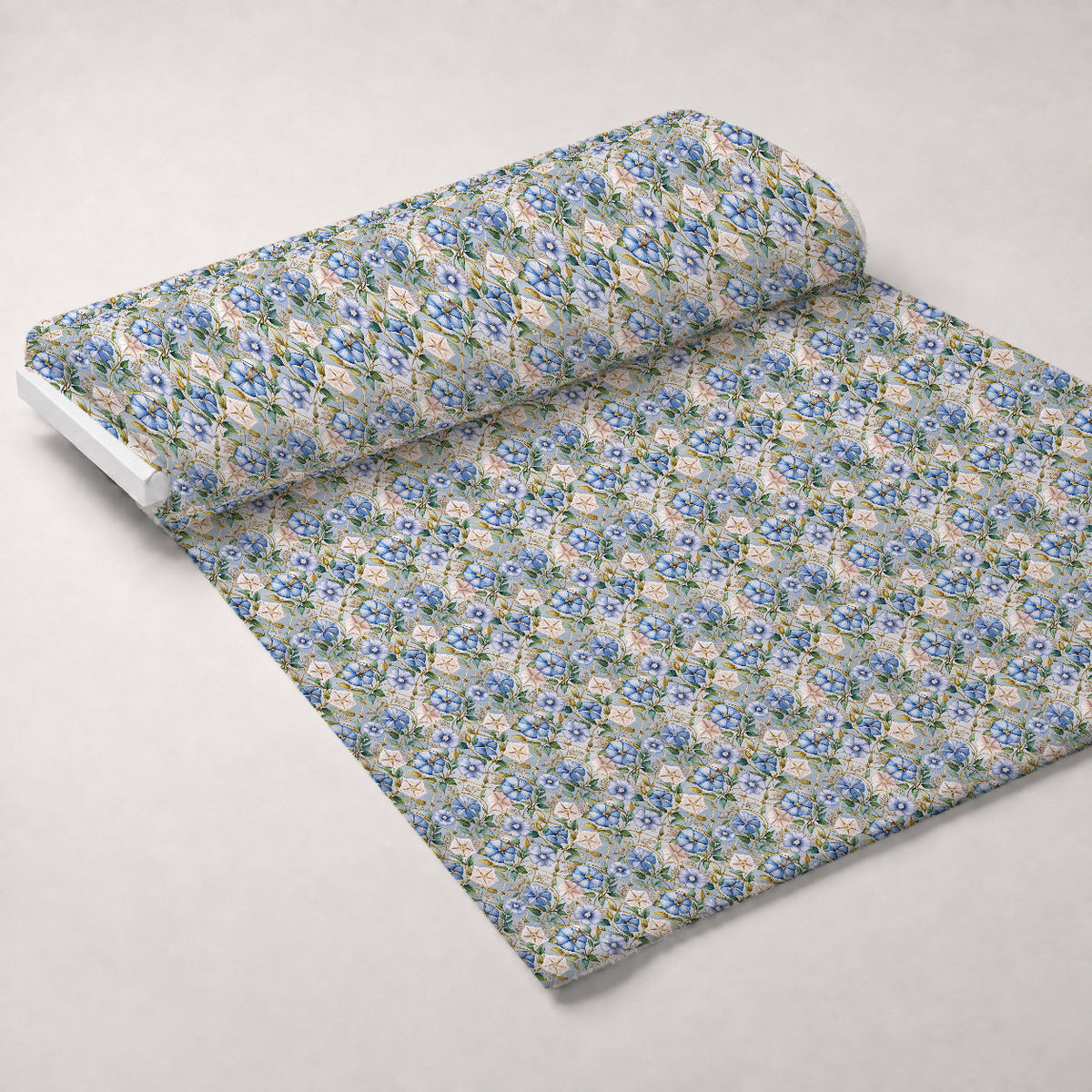 Gilded Jade Blooms Pattern 69 Minky Fabric