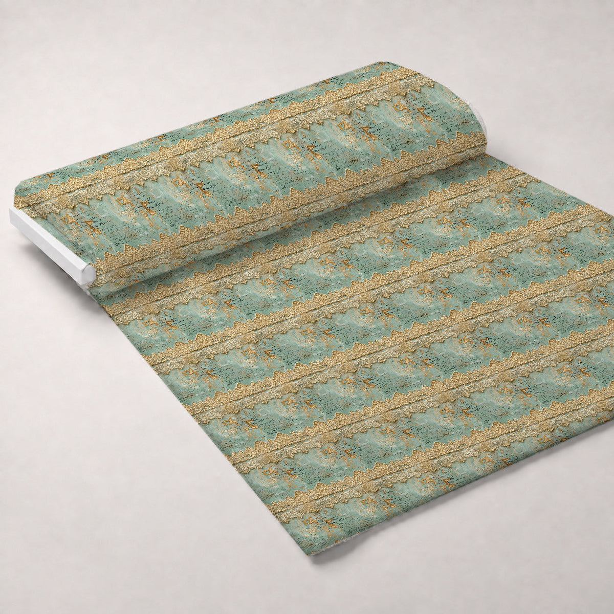 Gilded Lace Script Pattern 13 Minky Fabric