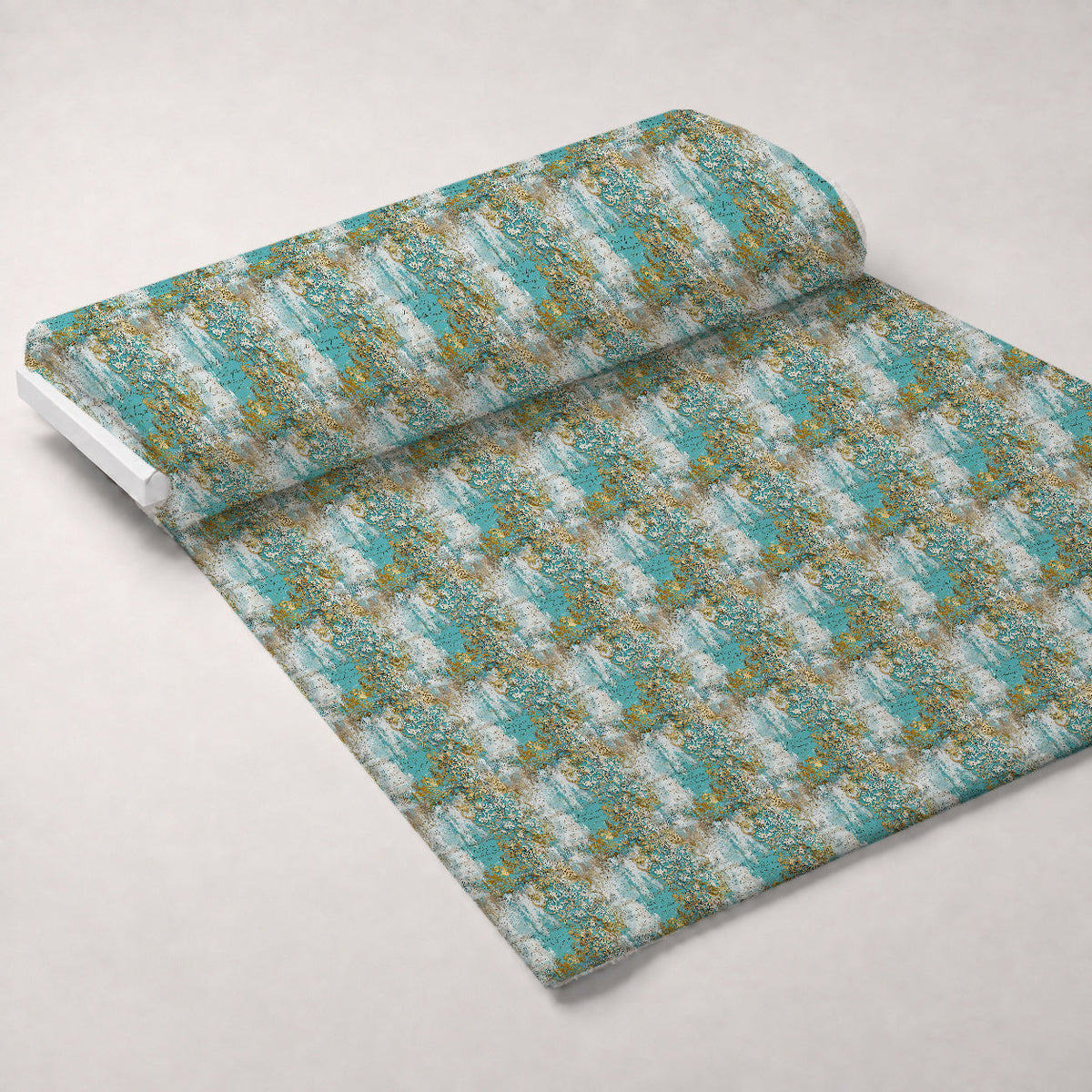 Gilded Lace Script Pattern 20 Minky Fabric