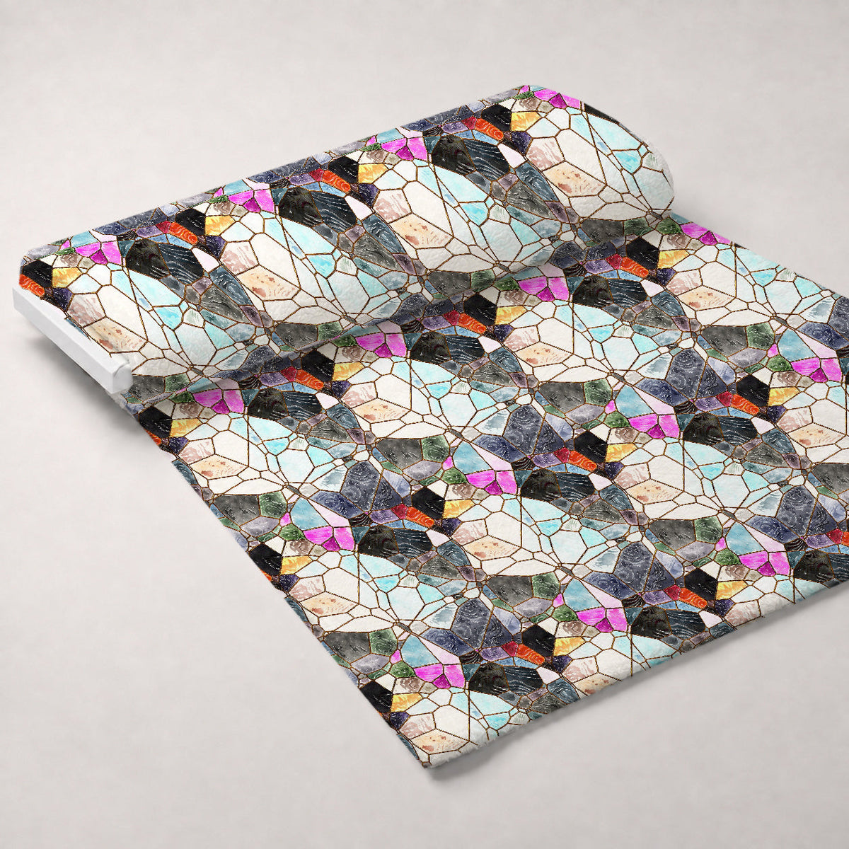 Gilded Mosaic Pattern 13 Minky Fabric