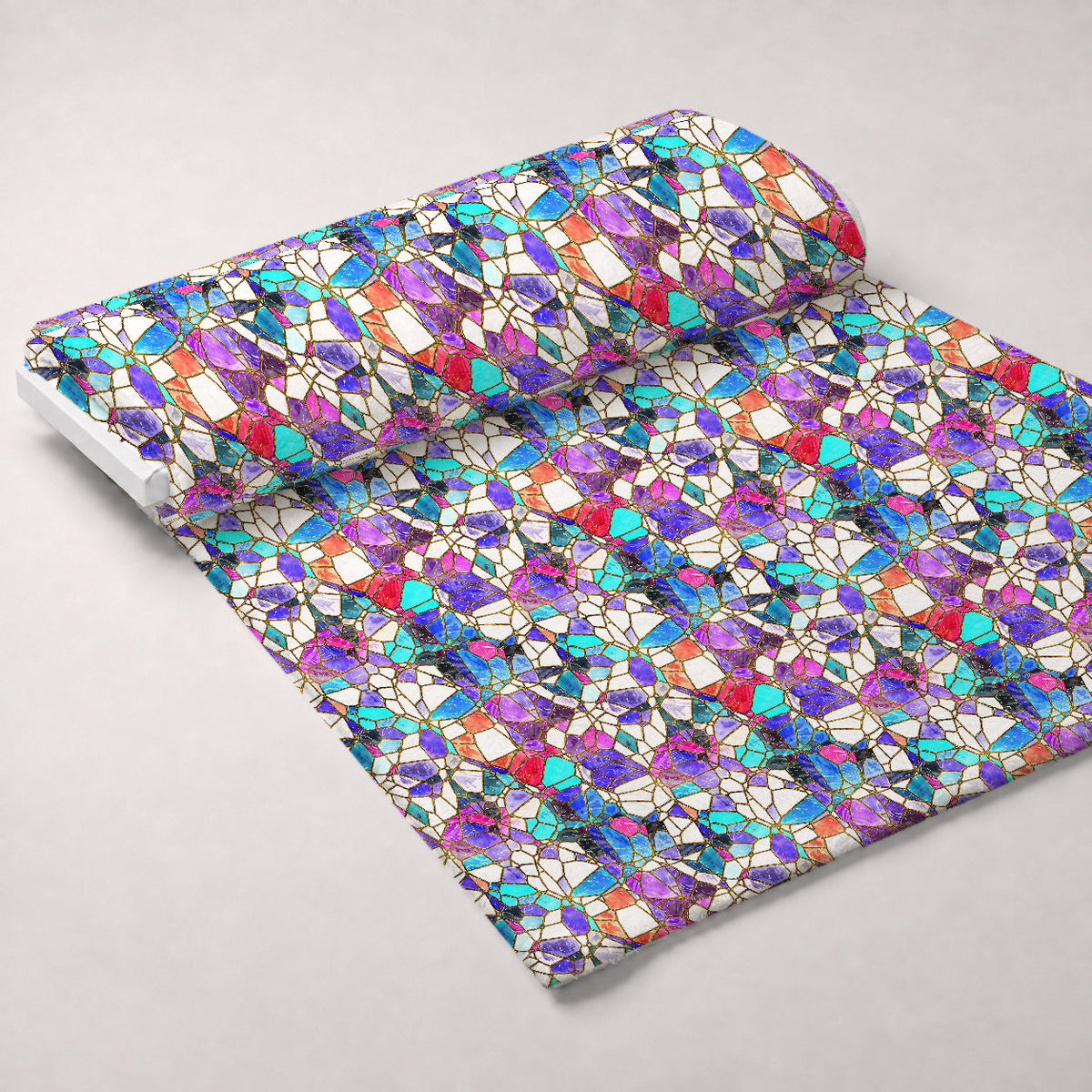 Gilded Mosaic Pattern 17 Minky Fabric