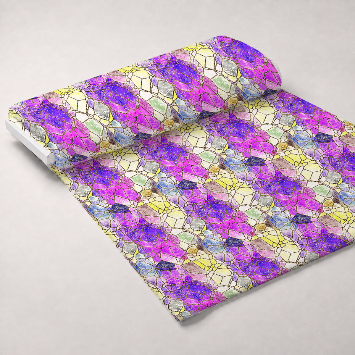 Gilded Mosaic Pattern 4 Minky Fabric