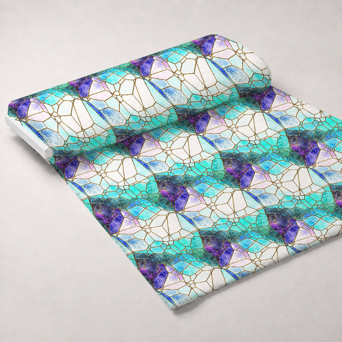 Gilded Mosaic Pattern 6 Minky Fabric