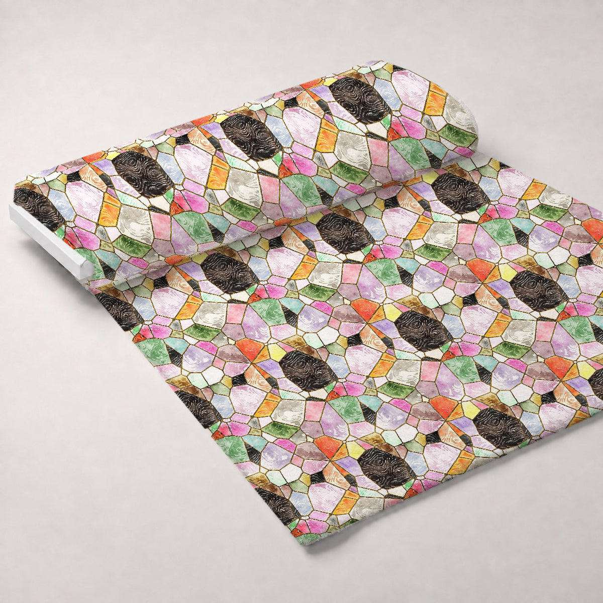 Gilded Mosaic Pattern 8 Minky Fabric