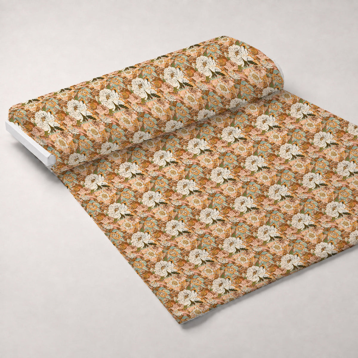 Gilded Peonies Pattern 17 Minky Fabric