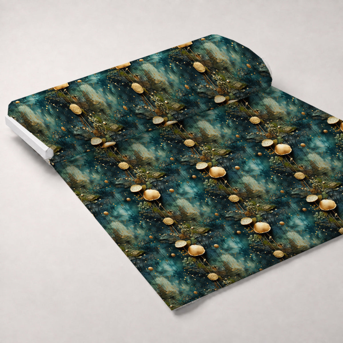 Gilded Woodland Pattern 5 Minky Fabric