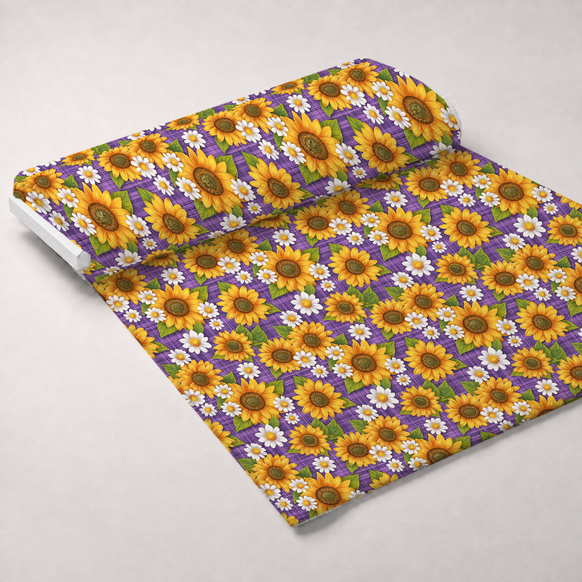 Gingham Daisies Pattern 19 Minky Fabric
