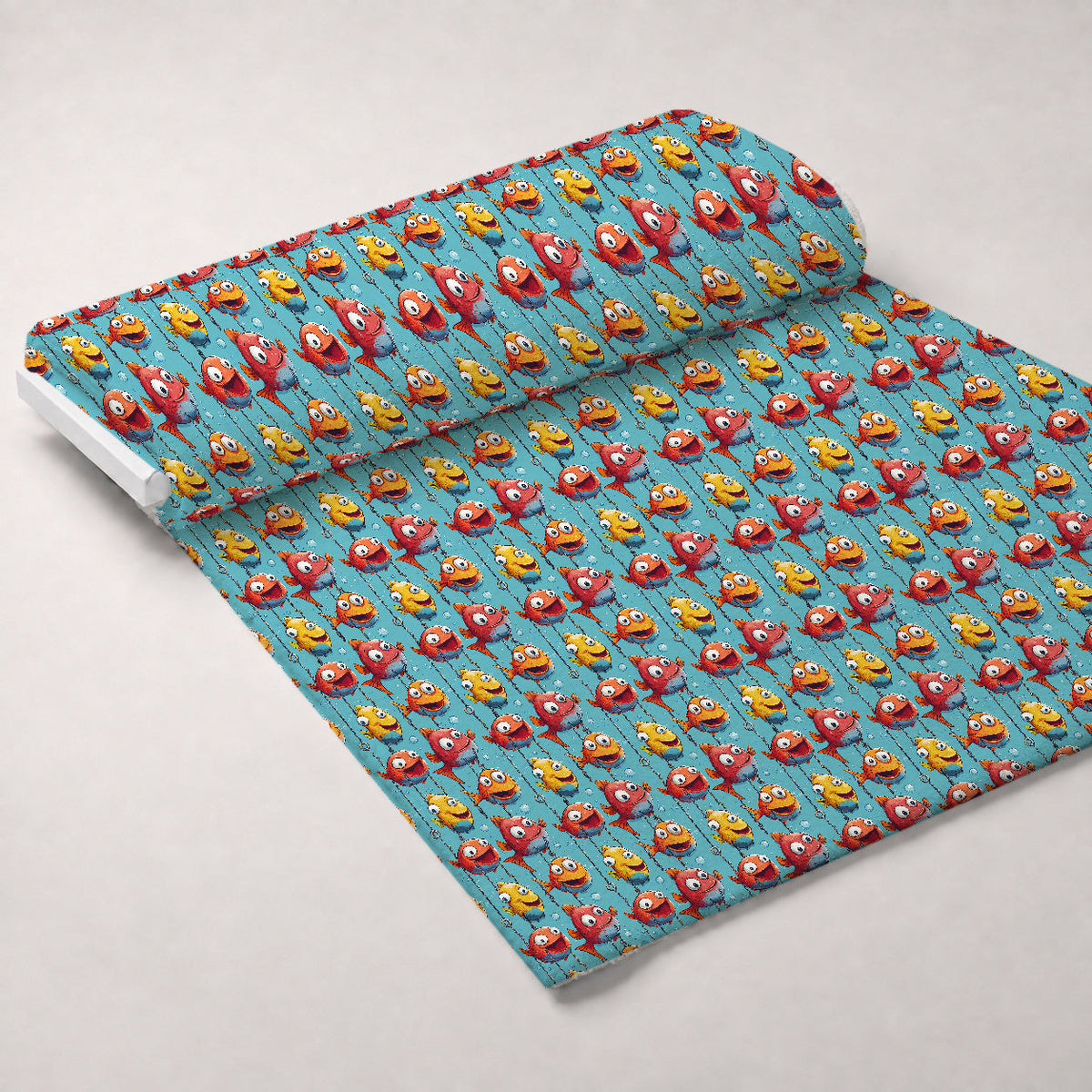 Googly Guppies Pattern 15 Minky Fabric