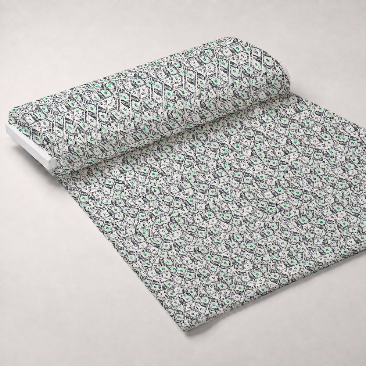 Greenback Stacks Pattern 1 Minky Fabric