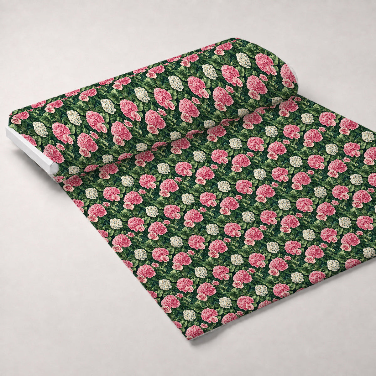 Hydrangea Jungle Pattern 4 Minky Fabric